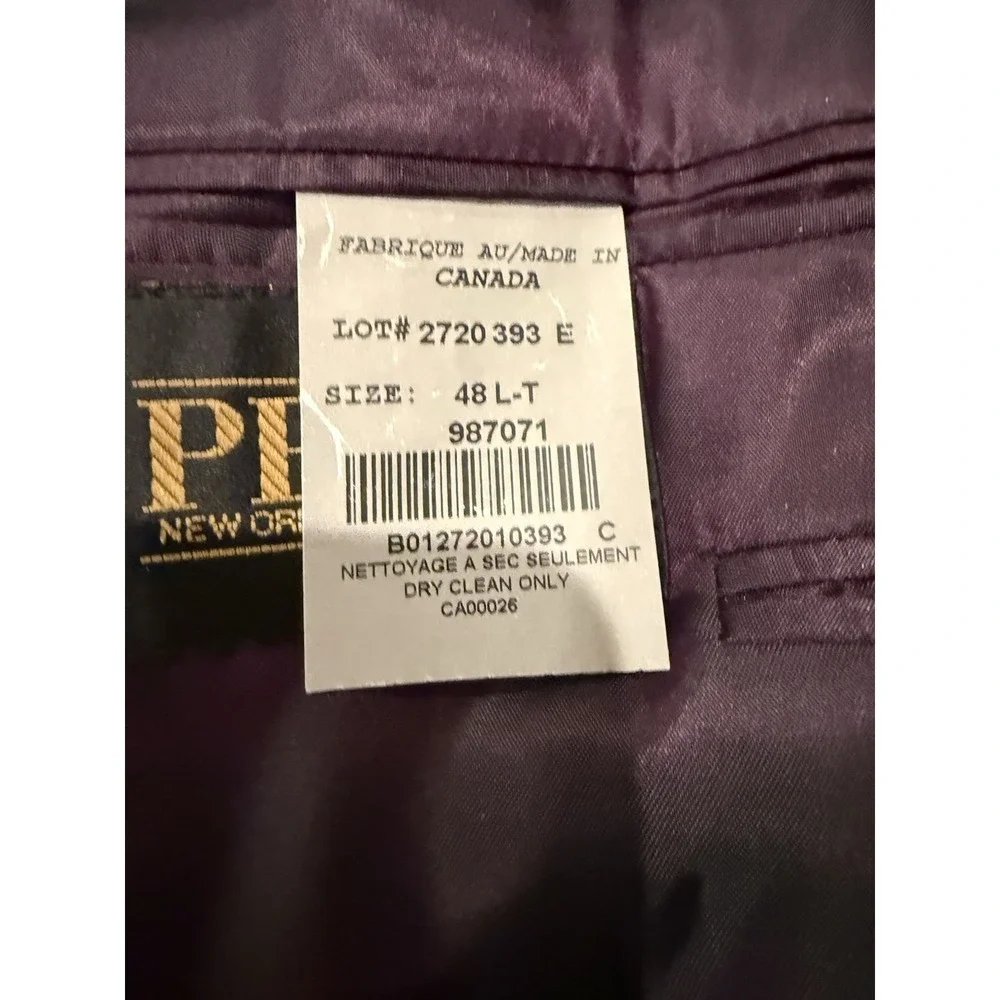 Silverstone Perlis Blazer 48L Loro Piana 100% Camel Hair‎ Navy Sport Coat Jacket